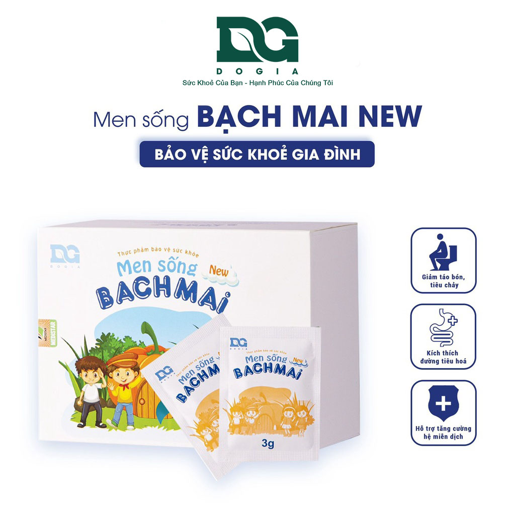 Men Sống Bạch Mai New – Hỗ Trợ Hoàn Thiện Hệ Tiêu Hóa Cho Bé