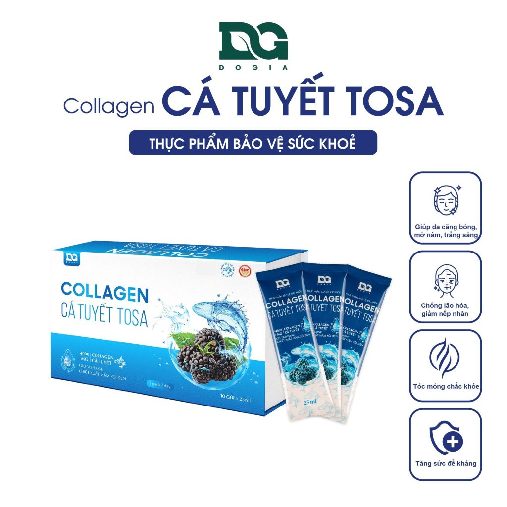 Collagen Cá Tuyết Tosa Hộp 10 Gói